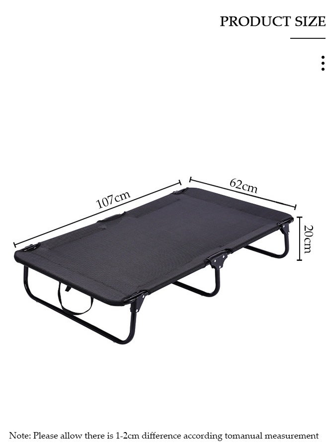 DUNISO Outdoor Elevated Dog Bed Pet Dog Beds for Extra Large Medium Small Dogs - Portable Dog Cot for Camping or Beach Durable Fall Frame Raised Dog Bed with Breathable Mesh - Image 2