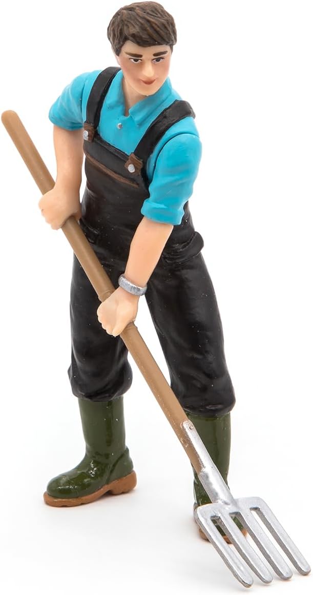 Papo HandPainted  Figurine Farmyard Friends Gardener 39216  Collectible  for Children  Suitable for Boys and Girls  from 3 Years Old - Image 4