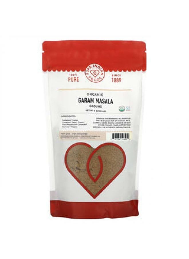 Pure Indian Foods Pure Indian Foods, Organic Garam Masala, Ground, 8 oz (226 g)  - Image 1