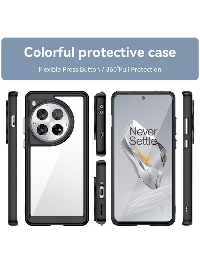 S-TOP Case For OnePlus 12 Colorful Series Acrylic Hybrid TPU Phone Case - Image 2