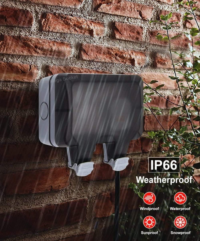 Reliable Waterproof Outdoor Double Socket - Image 5