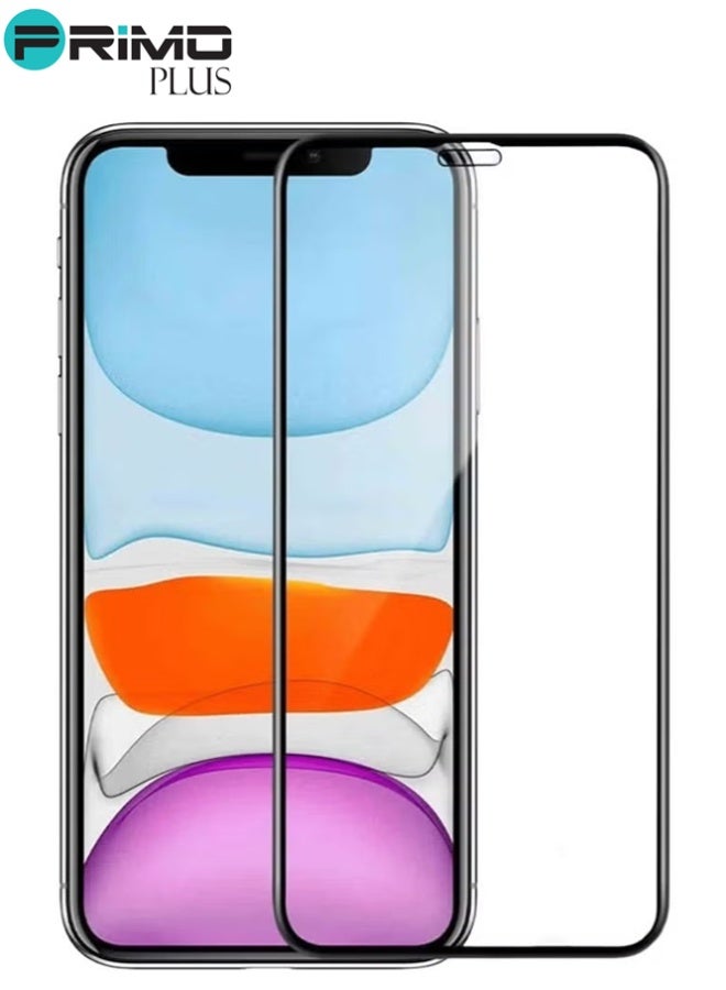 PRIMO PLUS Tempered Glass Screen Protector For Apple iPhone 11 Black - Image 1