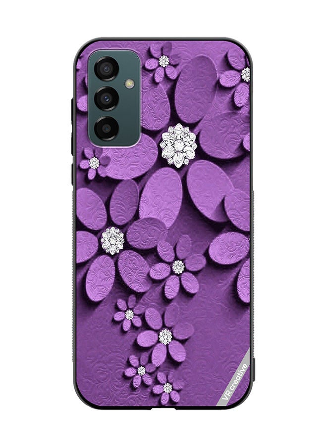 VR CREATIVE Protective Case Cover For Samsung Galaxy M23 Flower Design Multicolour - Image 1