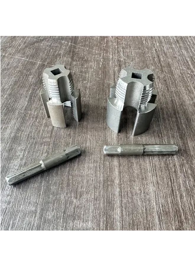 1pc 4 Split Tubes Tube Sanders Heavy Duty Pipe Thread Cutter With Quick Threading Compatible With 4mm And 6mm Pipes Interchangeable Design For Plumbing HVAC DIY Projects - Image 3