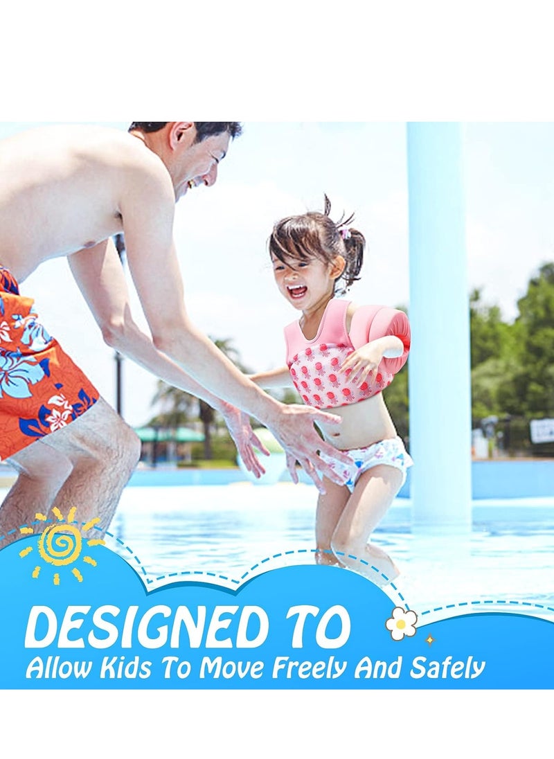 null - Swim Vest Float for Girls and Boys Floaties for Learn Swiming Training, Infant Safety Aid Jacket, Pool Jackets with Arm Water Wing for 2-8 Years Old - Image 1