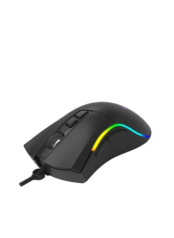 إكسترايك-مي ماوس الألعاب GM-226 RGB ماوس الألعاب مع مستشعر بصري 7200 نقطة في البوصة و7 أزرار قابلة للبرمجة - Image 3