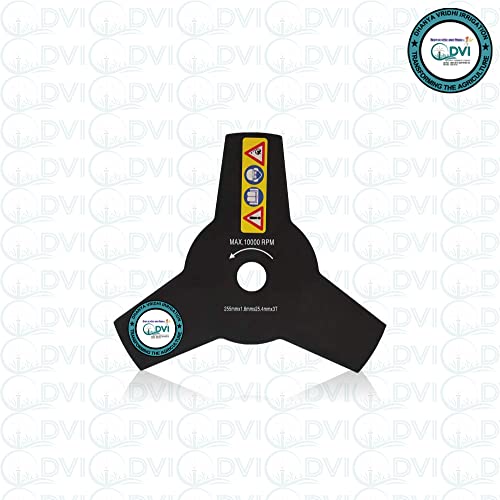 DVI Heavy Duty 3T Blade(10" INCH) for Brush Cutter|Grass Trimmer|Crop Reaper Suitable for 2/4 Stroke Used for Cutting Bushes,Grass and Weeds (Made in India) - Image 5
