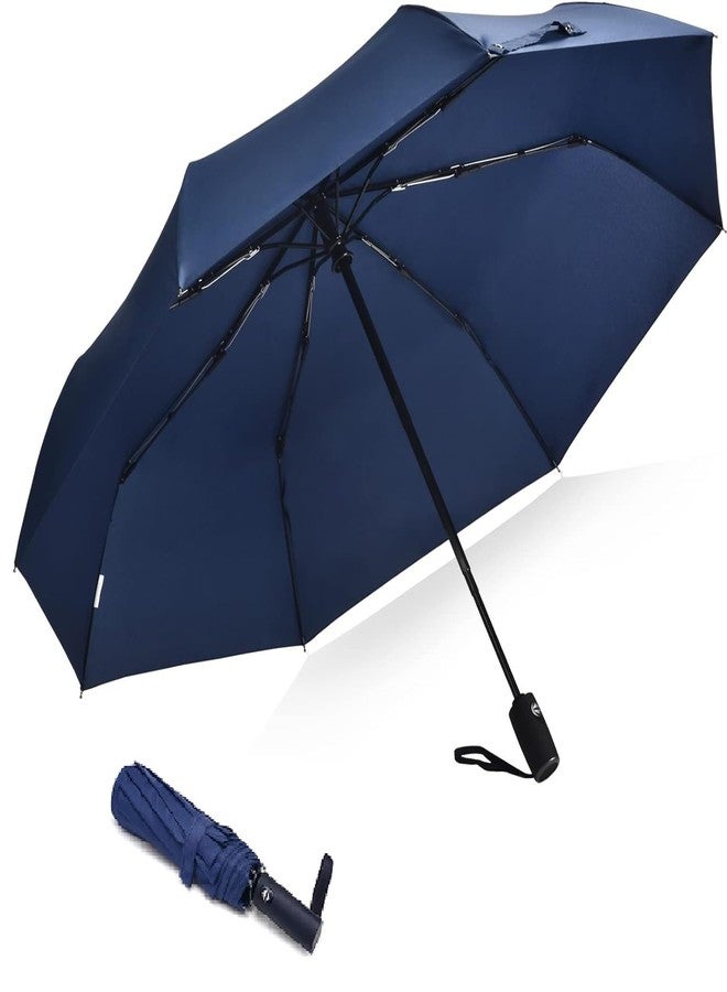 Gopinath Autolink 1 pcs Blue Auto Open-Close Button Umberalla 3 Fold UV Coated for Wind waterproof Stong Compact Umberalla for Rain, Women, man, Kids, Girls, Boys - Image 1