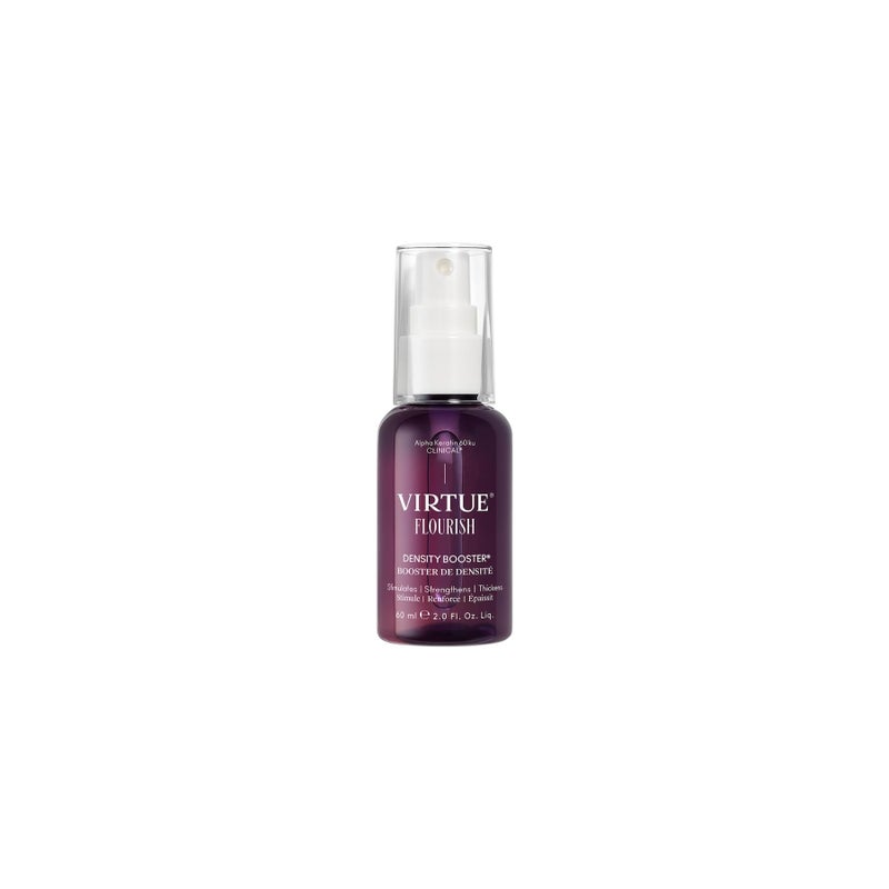 Virtue Flourish Hair Thinning Density Booster Spray Treatment, Hair Growth Product Thickens Hair, Sulfate Free, Color Safe - Image 1