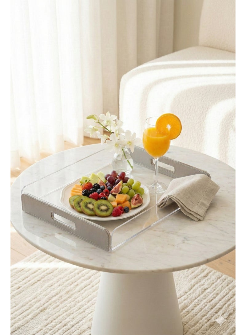 A set of multi-use serving trays