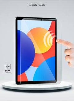 Wtech Xiaomi Redmi Pad SE 4G 2024 (8.7 Inch) Premium Series Curved Edges Full Cover Tempered Glass Screen Protector Clear  - Image 2
