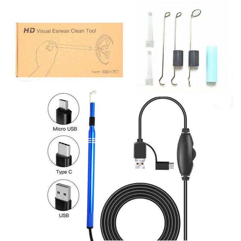 Visual Earwax Cleaning Tool Camera Otoscope Ear Endoscopes - Image 1