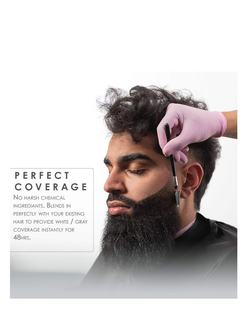 L3VEL3 Level 3 Temporary Beard Color - For Black Hair Beards - Full Beard in Minutes - Easy to Apply and No Mixing Required L3  - Image 3
