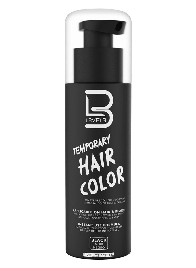L3VEL3 Level 3 Temporary Beard Color - For Black Hair Beards - Full Beard in Minutes - Easy to Apply and No Mixing Required L3  - Image 1