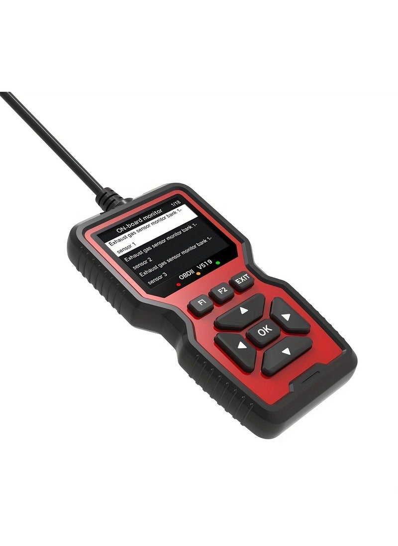 Generic - Obd2 Car Scanner Engine Fault Reader Real-Time Data & Voltage Monitor  Easy Diagnostics Tool V519 - Image 1