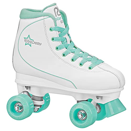 Roller Derby Roller Star 600 Women's Roller Skates - White/Mint - Size 07 - Image 1
