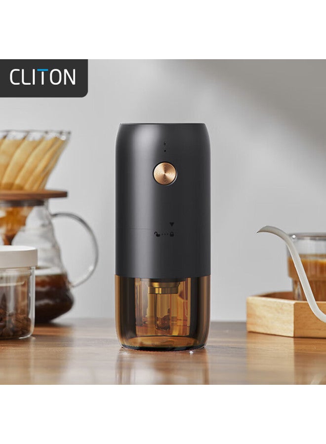 Cliton Electric Coffee Grinder, Hand-cranked Coffee Bean Grinder, Portable Pour-over Coffee Maker, Automatic Grinding Machine - Image 1