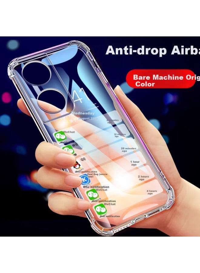 Maikuqi Transparent White Tpu Full Coverage Anti-drop Airbag Phone Case For Honor Play 60/60m