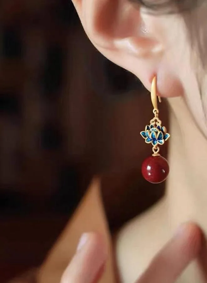 Faux Pearl Drop Earrings