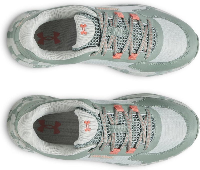 Under Armour Women's Charged Bandit Trail 3 Sneaker - Hydro Green/Silica Green/Blush Orange - Image 5