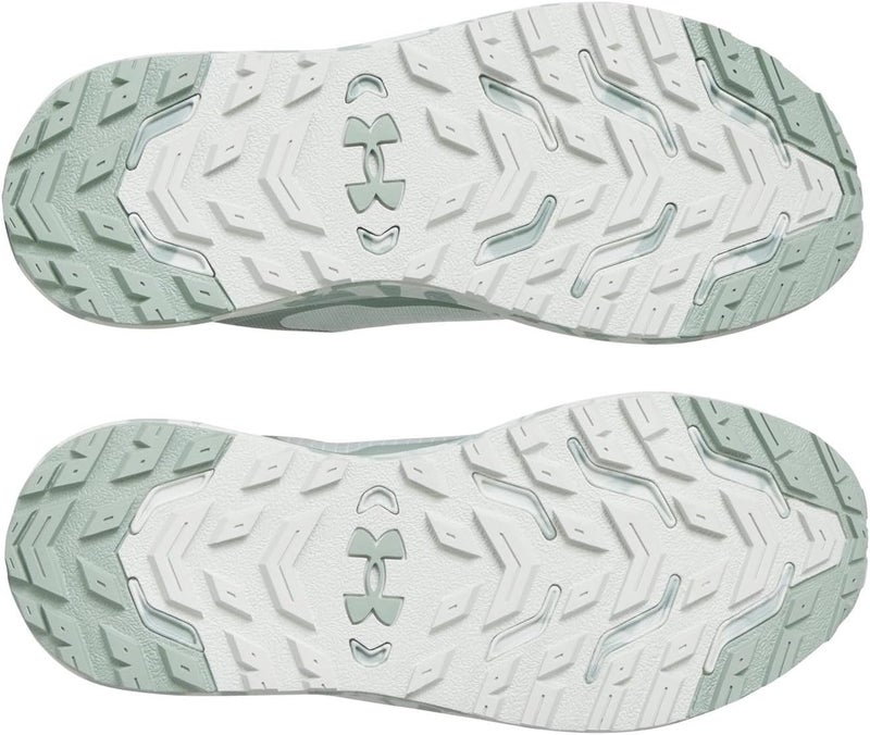 Under Armour Women's Charged Bandit Trail 3 Sneaker - Hydro Green/Silica Green/Blush Orange - Image 4