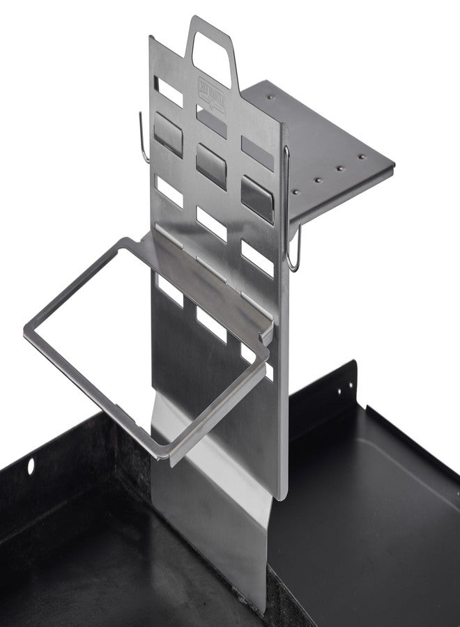 شيف ماستر طقم رفّ قابل للتعديل مع وعاء بخار من شيف ماستر - منظم وحامل توابل لأدوات الطبخ والمكونات ومستلزمات الشواء - ملحقات شواء خارجية - 90260 و90316 - Image 1