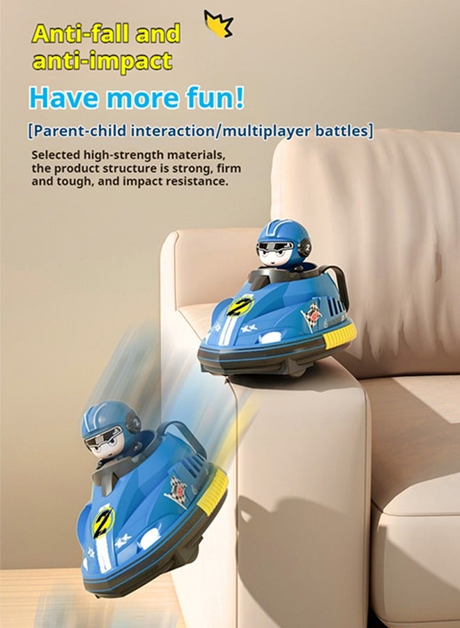 Remote control battle collision car toy set of 2 players,parent-child interaction go kart drift catapult children's toy,Toddlers Mini RC Car Toys with Light,Sound, 360°Rotating - Image 5