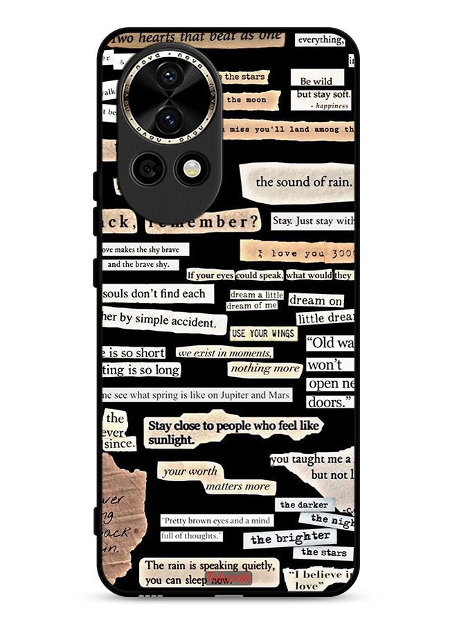 Tolwak Huawei nova 13 5G Protective Case Cover Quotes Stickers - Image 1