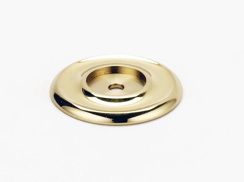 1 3/4" Backplate, UNLACQUERED Brass