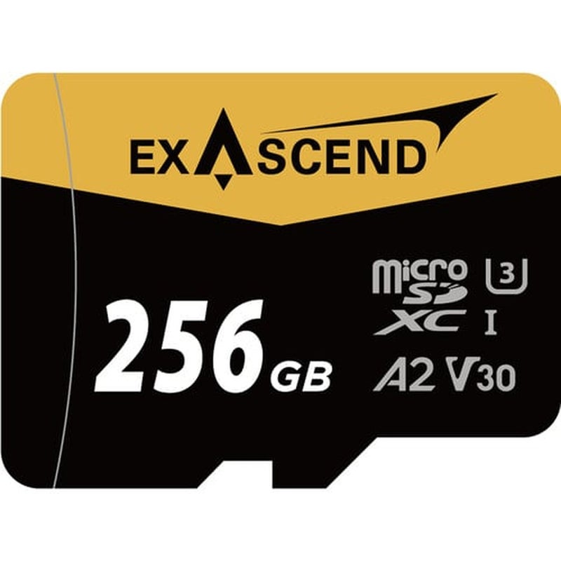 Exascend 256GB Catalyst UHS-I microSDXC Memory Card(Read:175MB/S, Write:150MB/S)