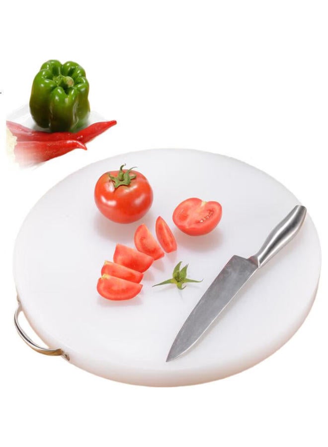 All-round Quanshi 38Cm*2.3 Round Pe Eco-Friendly Cutting Board, Chopping Block, Meat Chopper, Vegetable Chopper, Plastic Cutting Board, Platter - Image 2