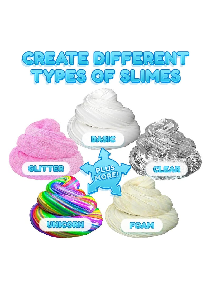 Slime Making Kit for Girls Boys - Diy Slime Toys Gifts for Kids Fluffy Cloud Foam Squish Glitter Slime Making Kits with with Unicorn Charms, Slime Kits for Girls and Boys 12+  - Image 5