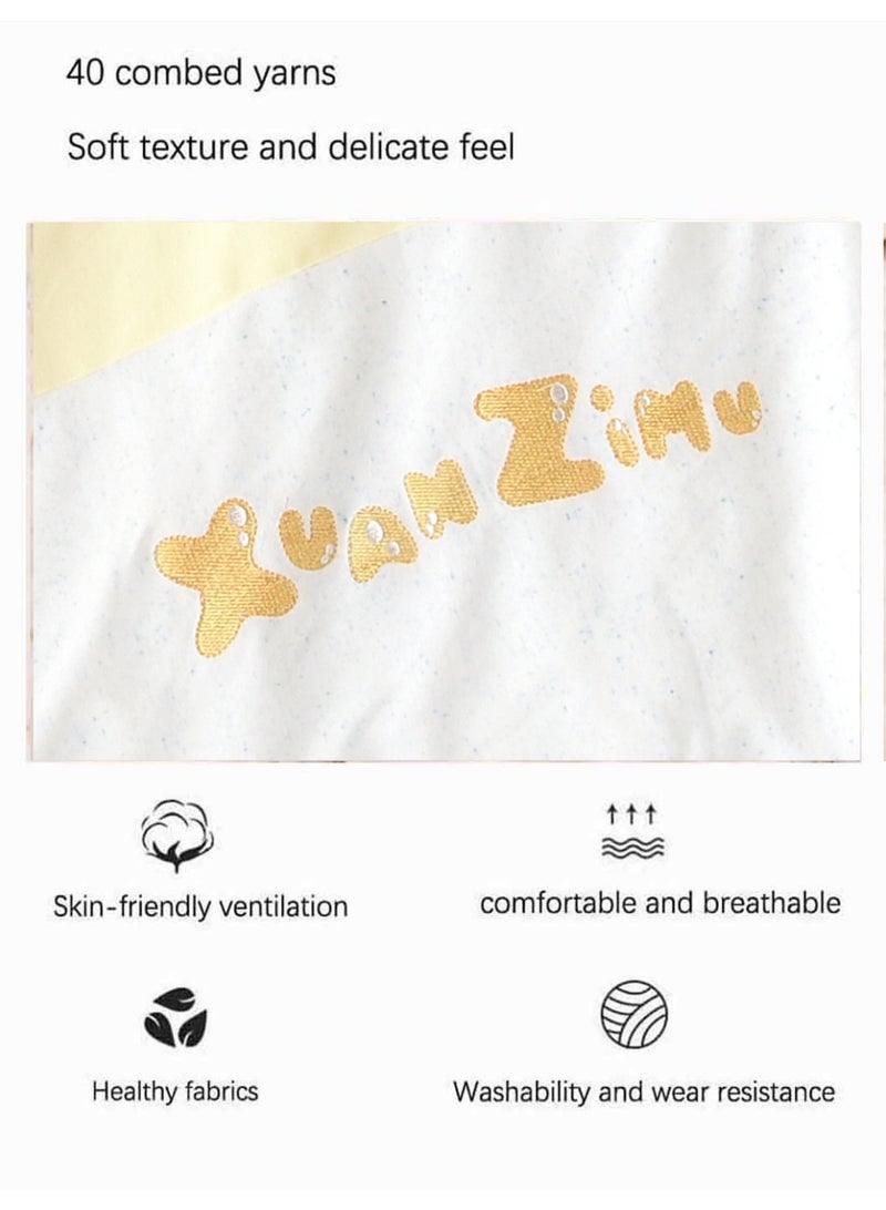 Kids Quilt, Pure Cotton Baby ThinBlanket, Four Seasons All Year AirConditioning Quilt, Pure Cotton FillingWashable Baby Cover Blanket,120x150cm Toddler Thin Quilt - Image 4