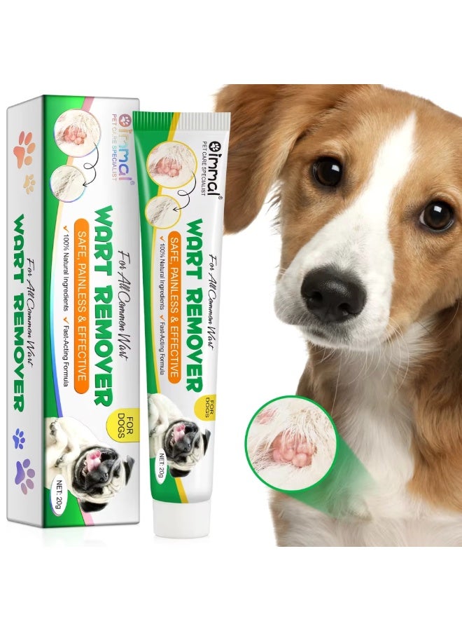 Oimmal مزيل الثآليل للكلاب، علاج إزالة الثآليل للكلاب، بدون ضرر، ومزيل علامات الجلد للكلاب بدون ألم، رعاية طبيعية للحيوانات الأليفة 20 جرام - Image 1