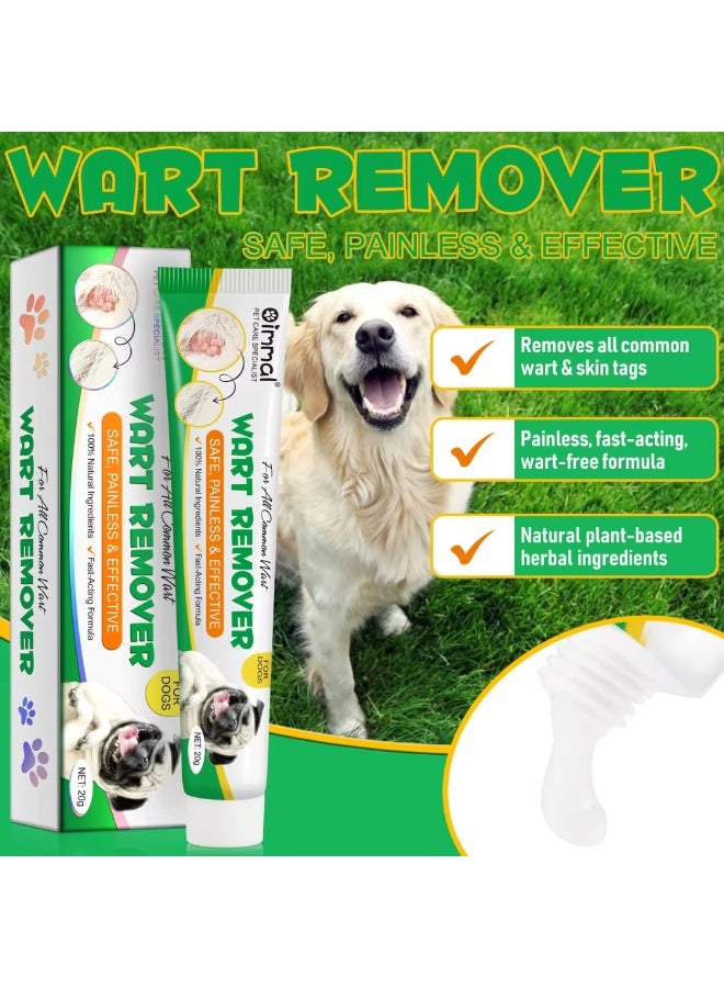 Oimmal مزيل الثآليل للكلاب، علاج إزالة الثآليل للكلاب، بدون ضرر، ومزيل علامات الجلد للكلاب بدون ألم، رعاية طبيعية للحيوانات الأليفة 20 جرام - Image 3