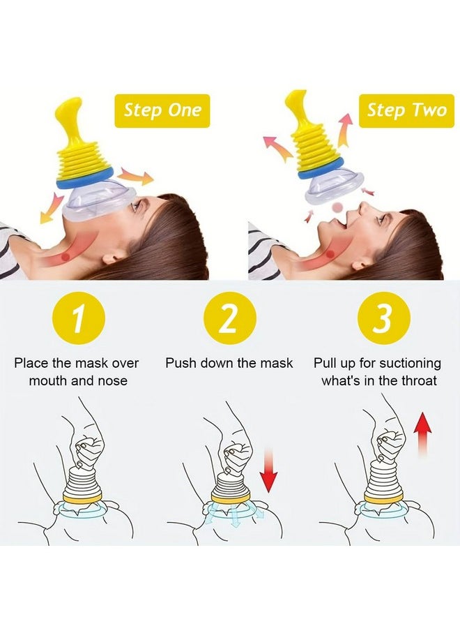 Hannea - ® Choking Rescue Device With 2 Masks, Professional Emergency Device For Choking Anti Choking Device For Baby, Toddler, Elderly, Emergency First Aid Accessories - Image 1