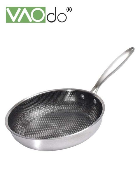 Non Stick Frying Pans PFOA Free Cookware Stainless Steel Skillets Dishwasher and Oven Safe Works on Induction Ceramic and Gas Cooktops