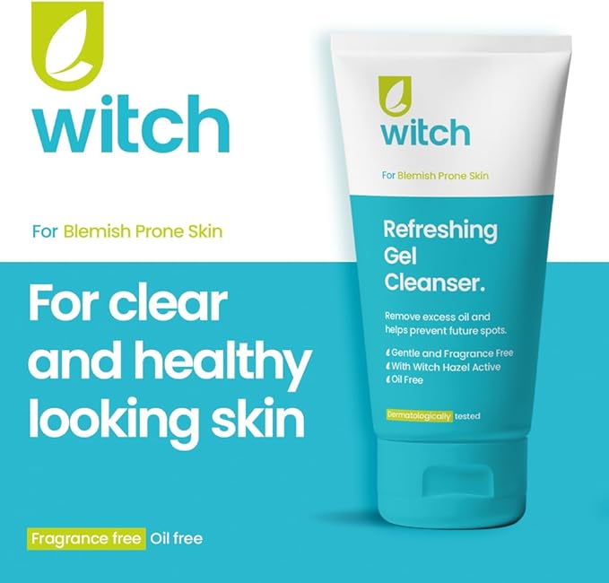 Witch Refreshing Gel Cleanser Face Wash 150ml Blemish fightingnatural astringent with antiinflammatory Witch Hazel Gentle and fragrance and oil free - Image 3