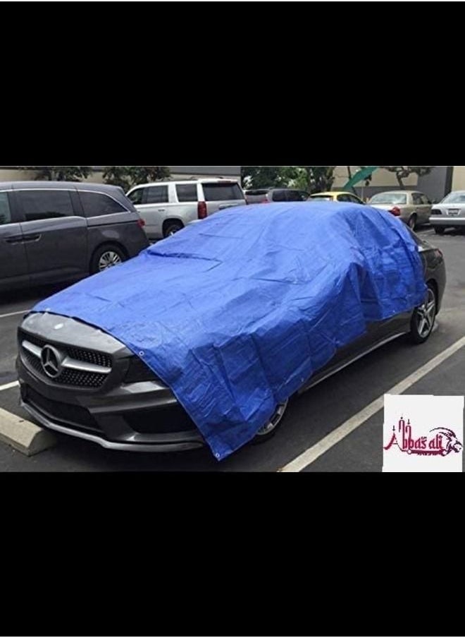 ABBASALI - Waterproof Ground Cover Tent Shelter Dust-proof Rain Cover Tarpaulin Sheet 12x12 - Image 1