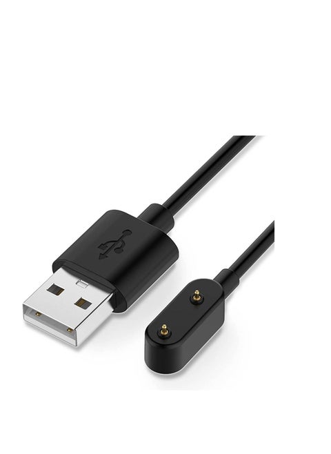 Charging cable, one meter long, for Huawei  band 7  watch  black