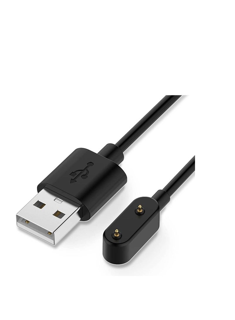 Charging cable, one meter long, for Huawei  band 7  watch  black - Image 1