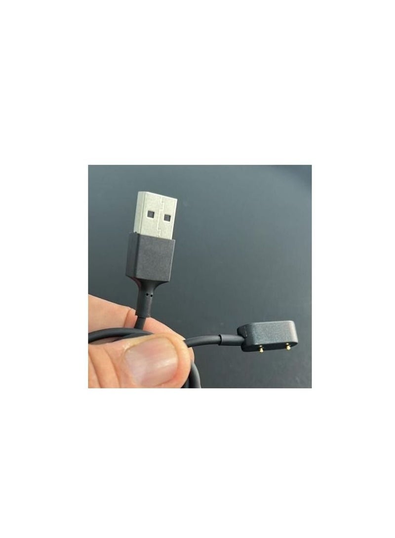 Charging cable, one meter long, for Huawei  band 7  watch  black - Image 2