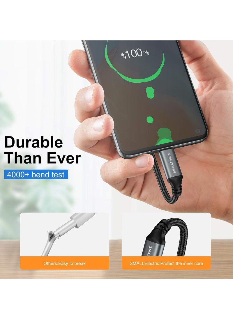 FLOWING 5 Pack USB C Cable 3A Fast Charging Cord Nylon Braided USB Type C Charger Compatible for  Samsung S21 S20 Note 20 10 9 Huawei P30 P20 Lite Mate 20 Pro P20 LG G5 G6 Xiaomi Mi 11 Ultra A2 Mi 9 etc 1.8m  - Image 2