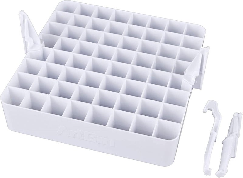 ArtBin Marker Storage Tray with 64 Compartments, White - Image 1