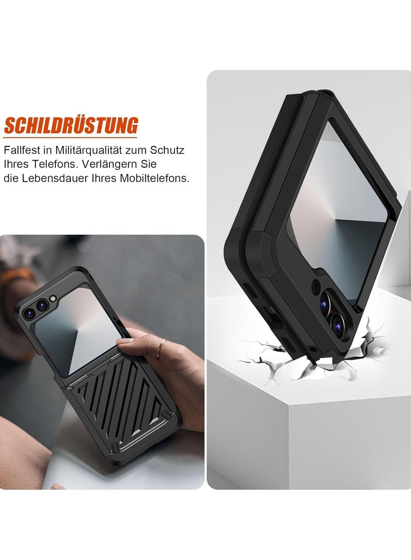 Case Compatible with Samsung Galaxy Z Flip 6 case with hinge protection, shock and drop protection for complete protection of the phone body - Image 2