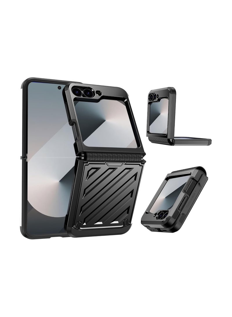 Case Compatible with Samsung Galaxy Z Flip 6 case with hinge protection, shock and drop protection for complete protection of the phone body - Image 1
