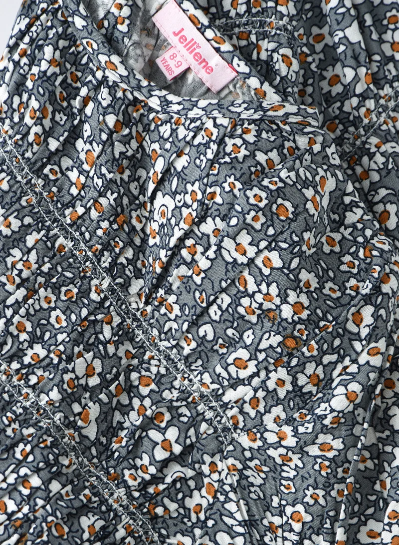 Jelliene Jelliene Girls Dress Viscose, Soft and Comfortable Viscose Dress for Girls