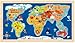 MoinKidz World Map Jigsaw Puzzle for Kids Ages 46 24 Piece Puzzles for Kids Ages 35 Wooden Jigsaw Puzzle for 3 4 5 Year Old Preschool Educational Toys for Toddlers - Image 2