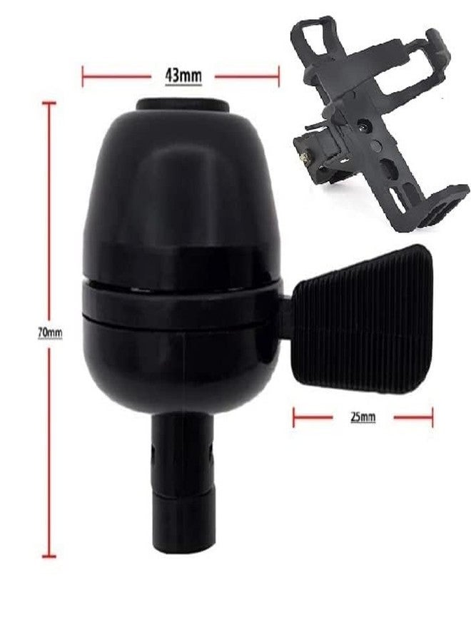 FCCRACING Bottle Holder with Cycle Bell for Bicycle Water Bottle Cage Holder Bracket with Adjustable Clamp - Image 2