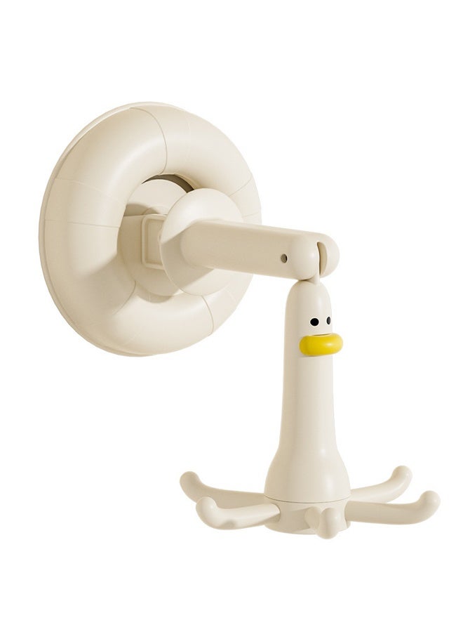 HOMESTAR Hanging Utensil Holder Hooks Kitchen Utensil Hanger Wall Mount 360° Rotating Folding Hook Strong Suction Cup Hook Utensil Rack for Kitchen Bathroom Cabinet （1pc） - Image 1